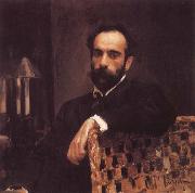 Portrait of the Artist Isaac Levitan Valentin Serov